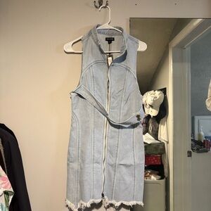 NWT PrettyLittleThing Denim Dress